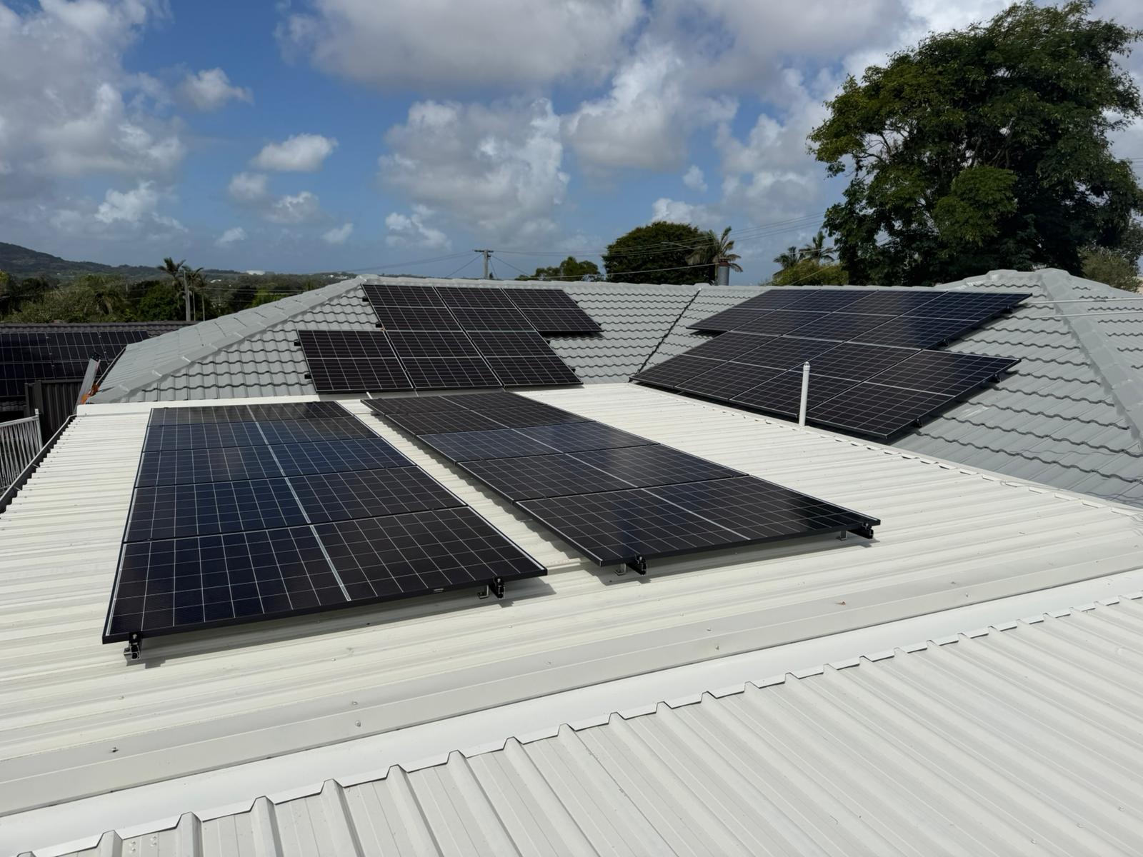 Source Energy Group solar panel installation across multi-plane Queensland roof